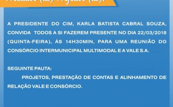 Convite – Reunião CIM e Vale S.A.