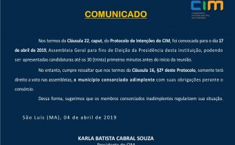 COMUNICADO IMPORTANTE !!!