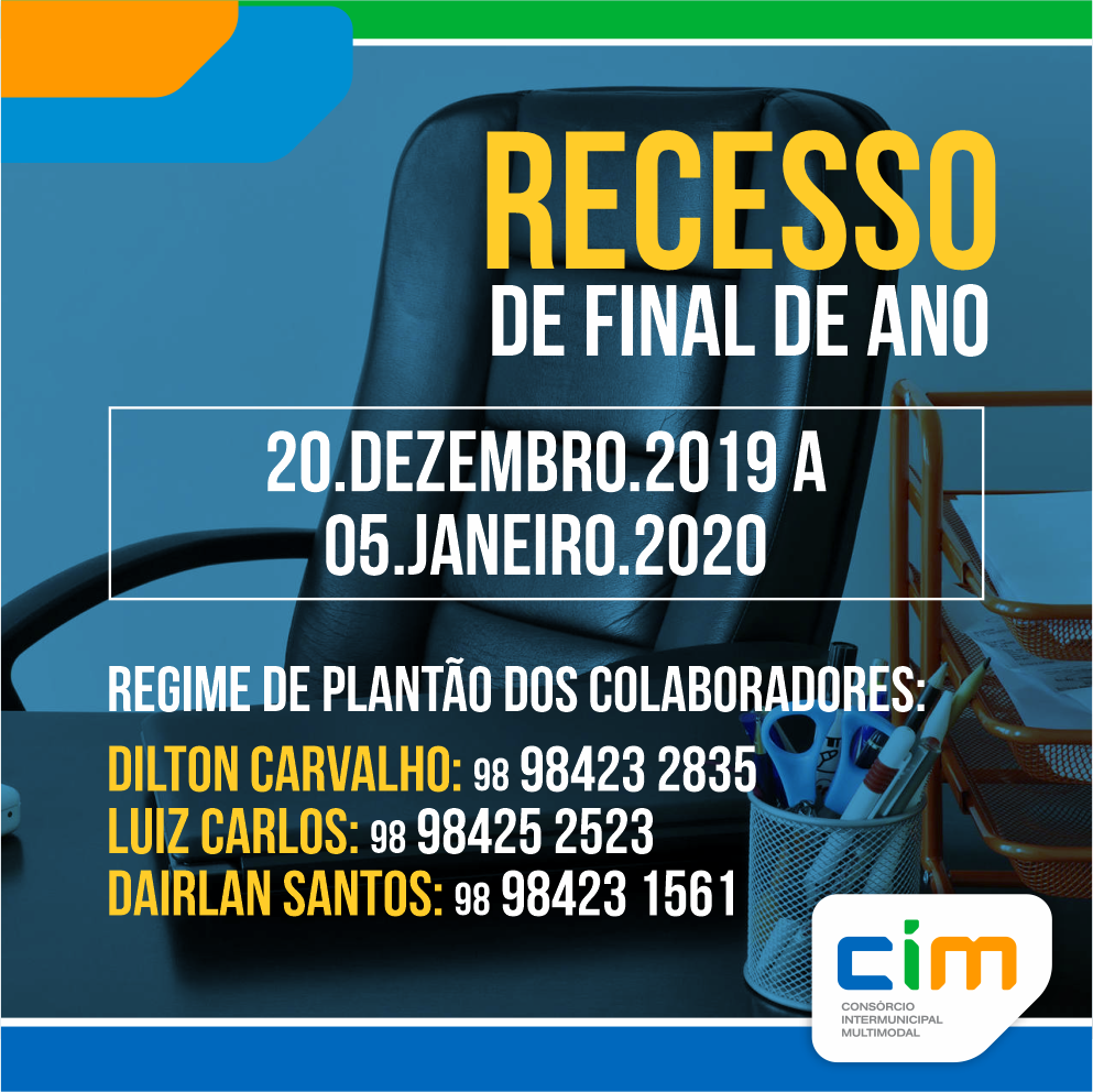 Recesso Fim De Ano Cim 6771