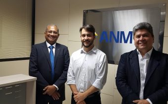 CIM e prefeito de São Francisco do Brejão em reunião com a ANM