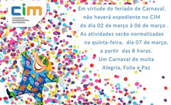 Comunicado – Recesso de Carnaval